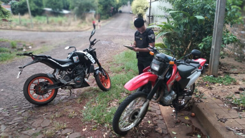 La División Motorizada recuperó una motocicleta robada en Alba Posse