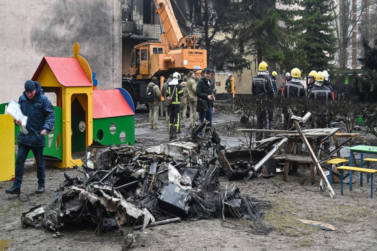 Caída de helicóptero que costó la vida a la cúpula del interior en Ucrania