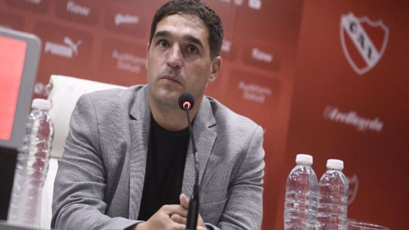 Leandro Stillitano dejó de ser el entrenador de Independiente